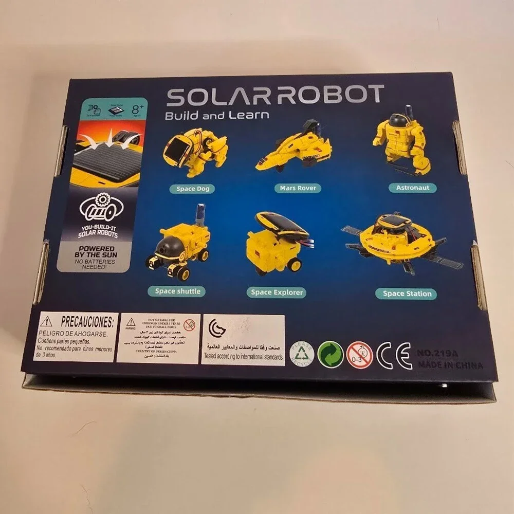 NEW STEM Projects for Kids Science Kit Solar Robot 6 in 1